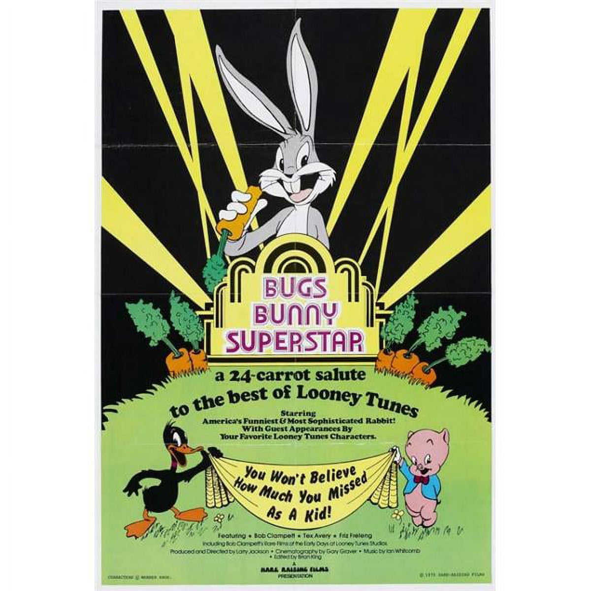 Bugs Bunny Superstar Movie Poster Print 27x40