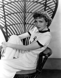 Claudette Colbert 1938 photo poster print, vintage Hollywood art.