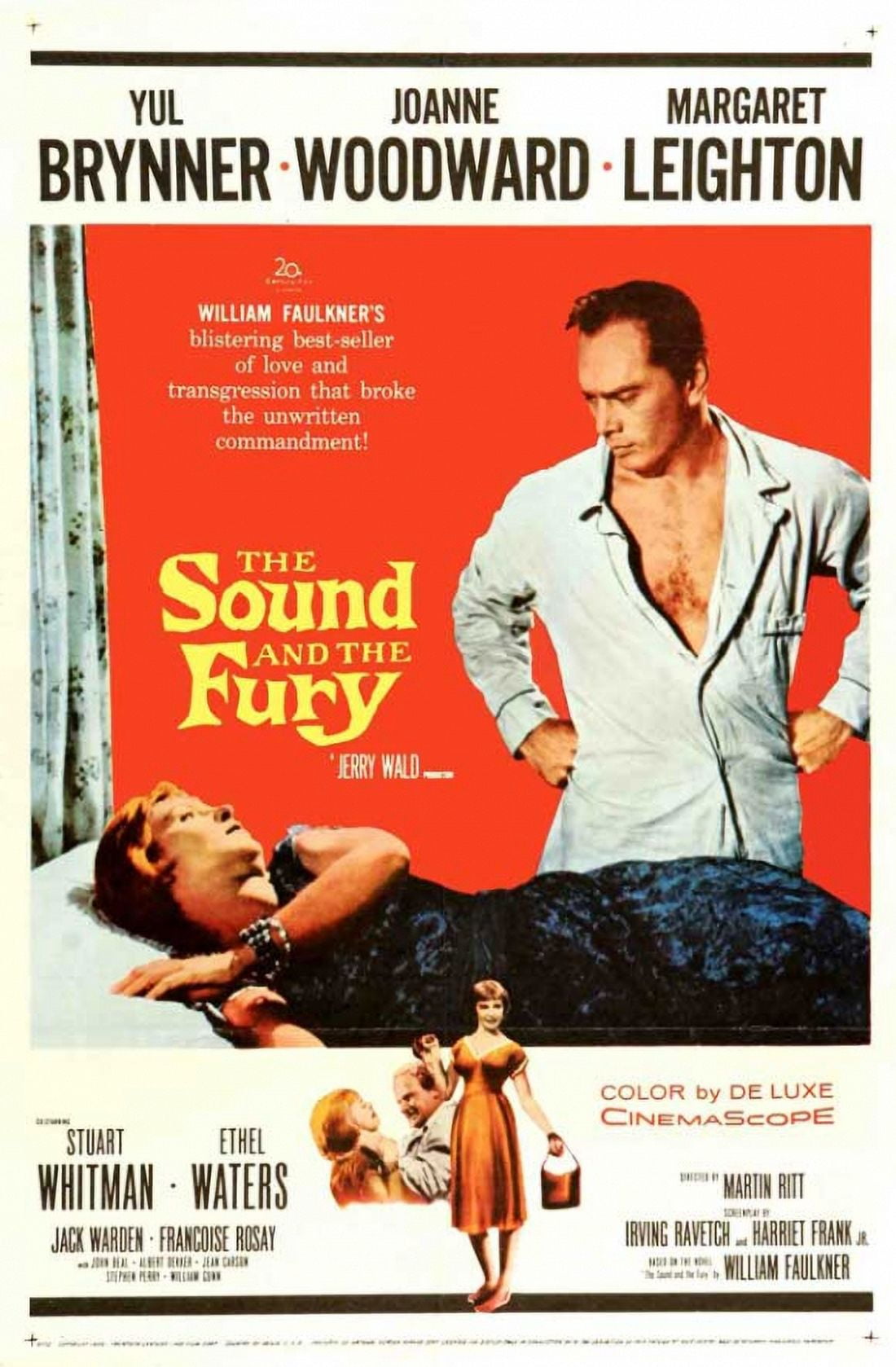 The Sound and the Fury movie poster 11x17 print.