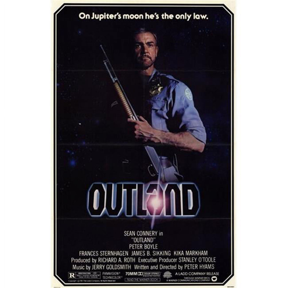 Outland Movie Poster 11x17 Print featuring iconic sci-fi imagery.