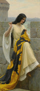 Stitching The Standard Fine Art Print by Edmund Blair Leighton