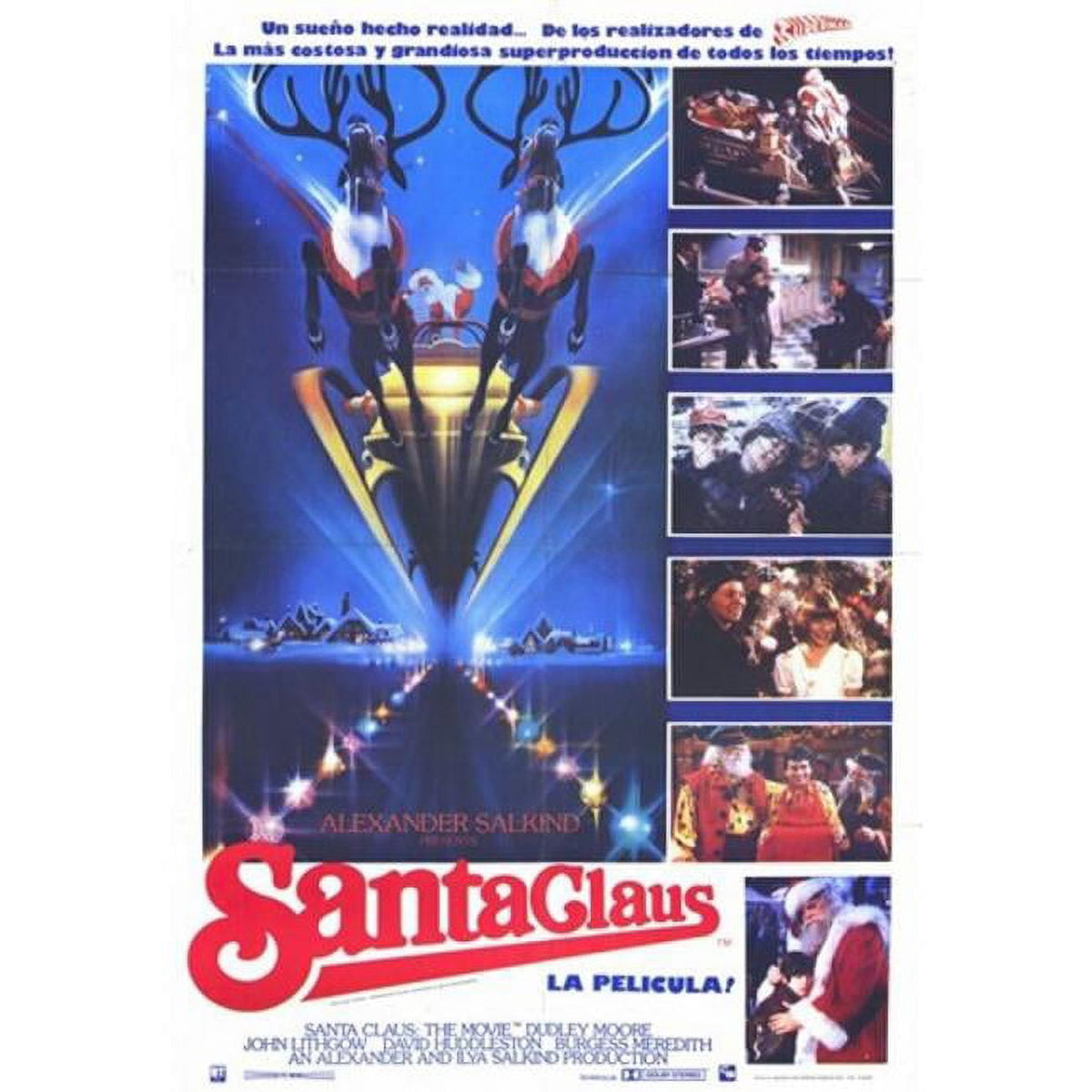 Santa Claus the Movie Poster 11x17 print capturing festive holiday spirit.