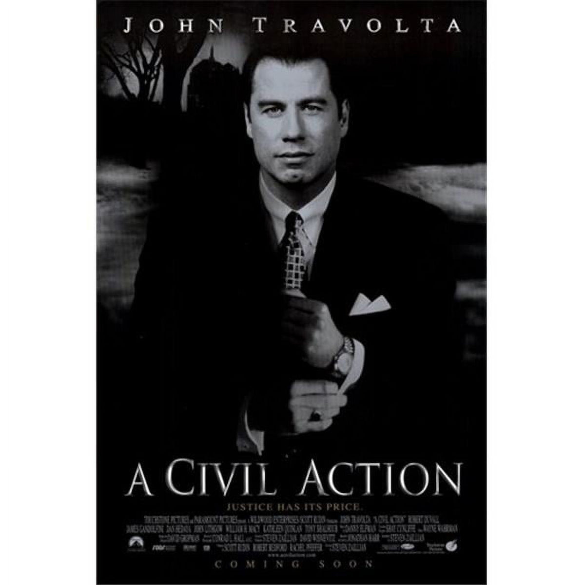A Civil Action movie poster 11x17 print featuring dramatic imagery.