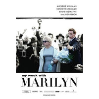 My Week with Marilyn movie poster in 11 x 17 size, showcasing iconic Hollywood glamour.