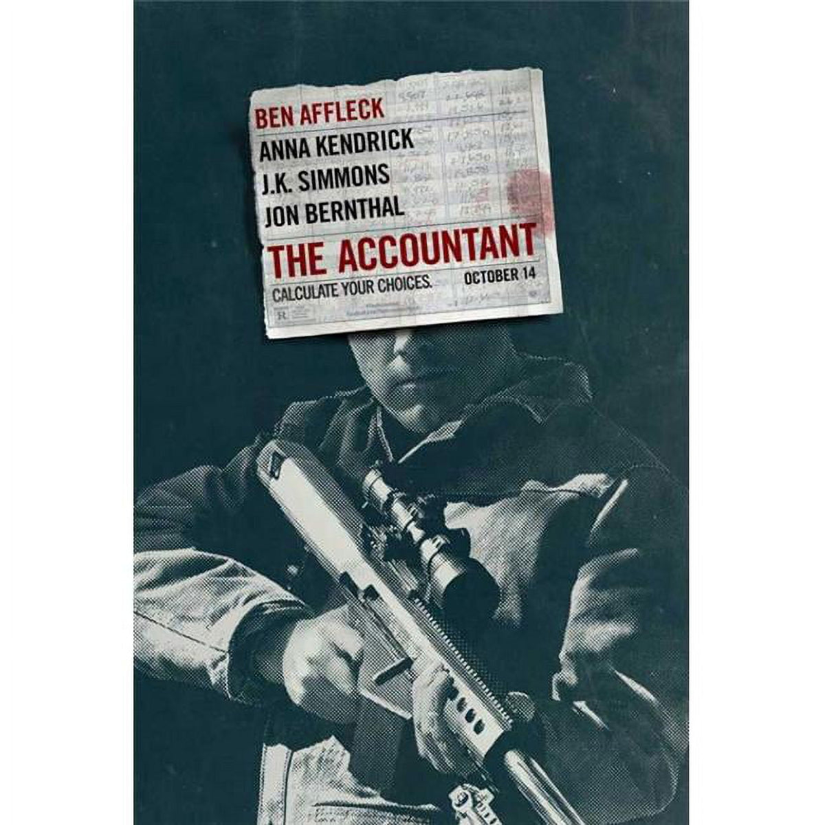 The Accountant Movie Poster 11x17 - captivating film artwork