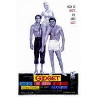 Gidget Movie Poster Print showcasing classic film art in vibrant colors.