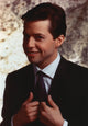 Jon Cryer portrait in black tuxedo photo print.