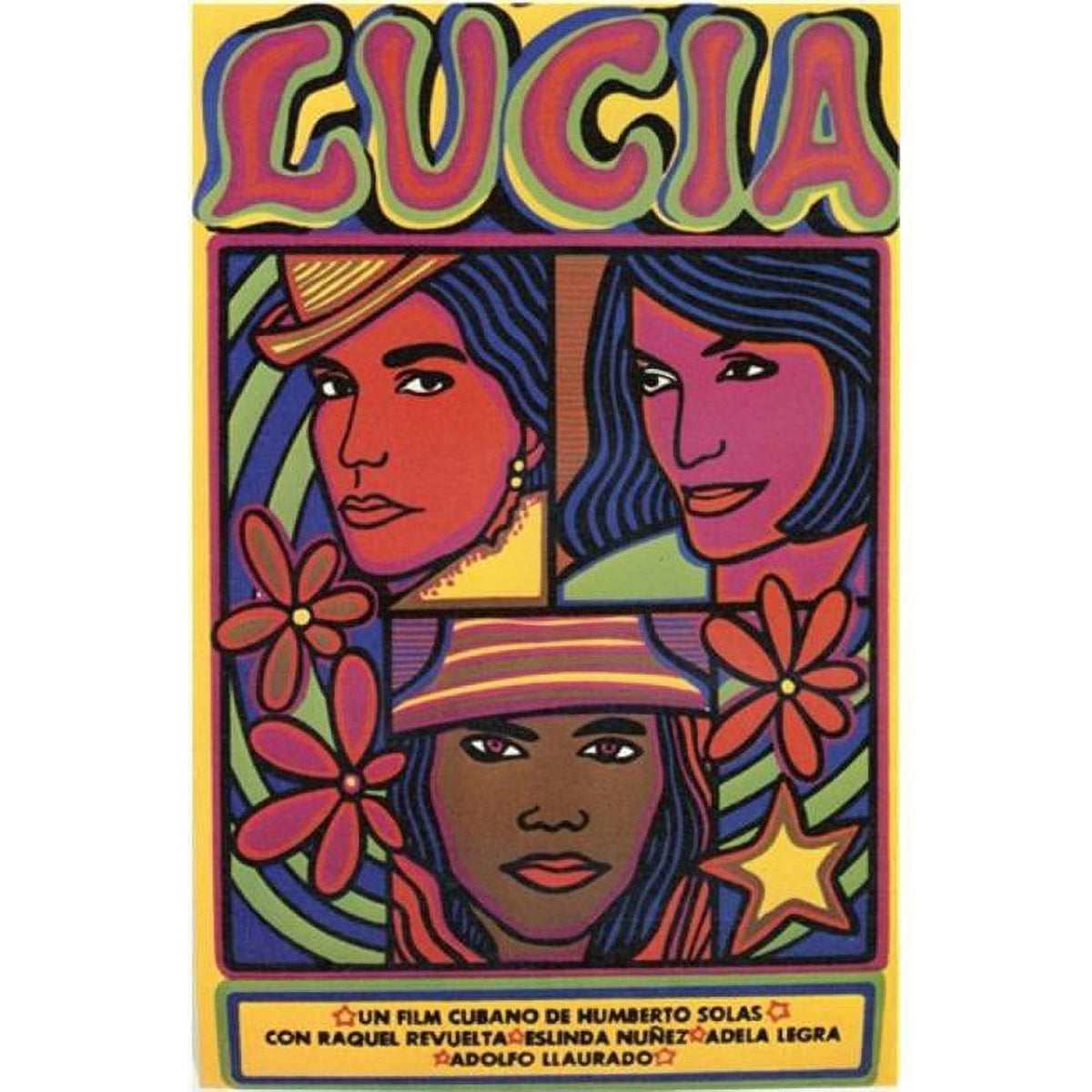Lucia Movie Poster 11x17 print showcasing vibrant cinematic art.