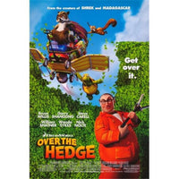 Over the Hedge movie poster print featuring animated characters.