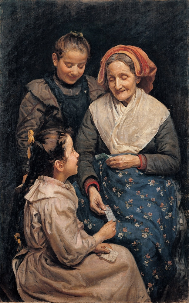 The Lotto 1875-1895 oil on canvas print by Cosola Demetrio