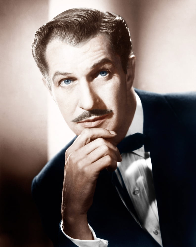 Vincent Price 1950s photo print available in 8x10 and 24x30 sizes.
