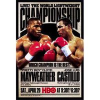 Pretty Boy Floyd Mayweather vs Jose Luis Castillo Movie Poster 11 x 17