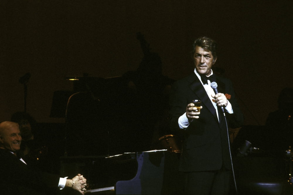 Dean Martin performing photo print capturing the charm of the legendary entertainer.