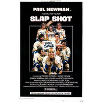 Slap Shot Movie Poster showcasing the classic sports comedy film.