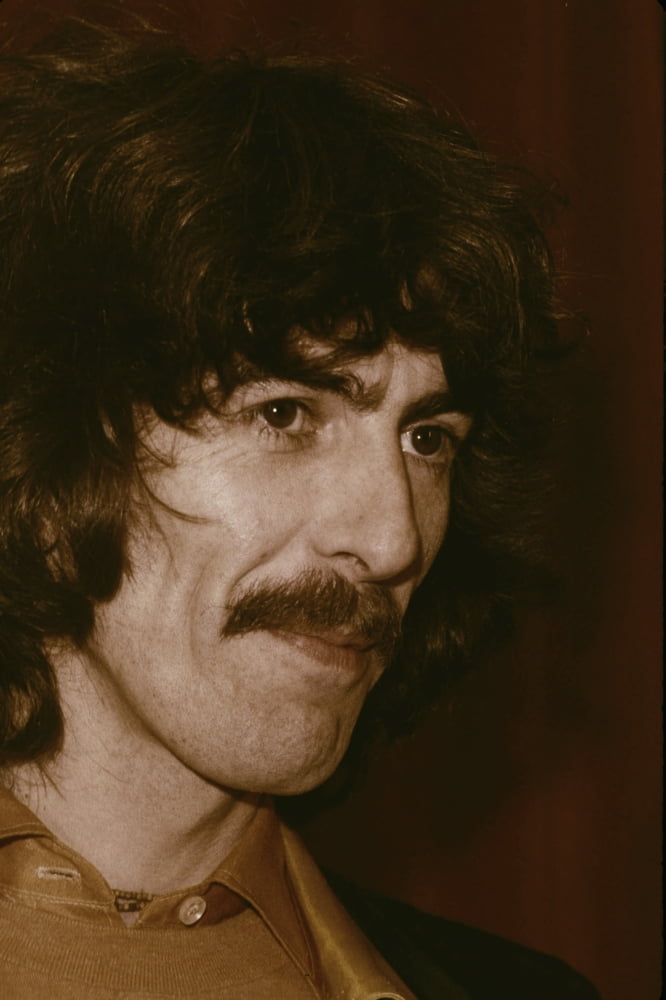 George Harrison iconic photo print, available in multiple sizes.