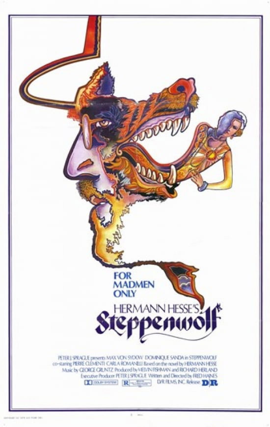 Steppenwolf Movie Poster - Classic Film Art Print in 11 x 17 size.