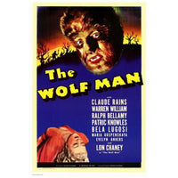 The Wolf Man classic movie poster print in 27 x 40 inches.
