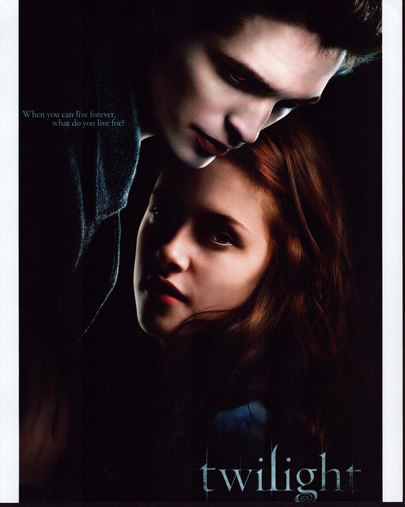 Twilight Edward and Bella promotional photo print