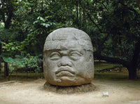 Villahermosa Parque-Museo De La Venta Olmec Art Sculpture Poster Print