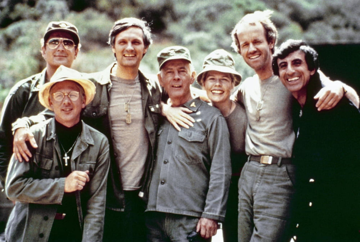 Mash Group Portrait Photo Print showcasing iconic characters from the series.
