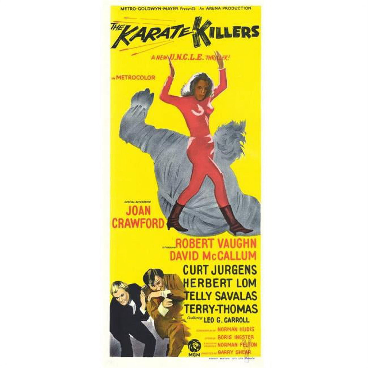 Karate Killers Movie Poster Print 27x40 showcasing vibrant colors and dynamic imagery.