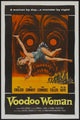 Voodoo Woman Movie Poster 11x17 print featuring classic horror themes.