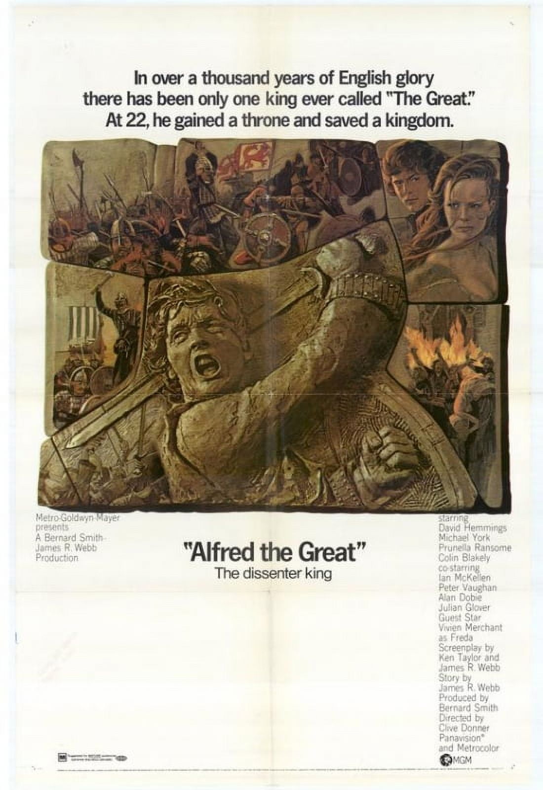 Alfred the Great movie poster print 11x17 size.
