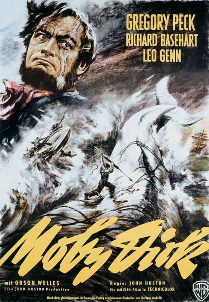 Moby Dick Movie Poster Masterprint 11x17 showcasing classic cinematic imagery