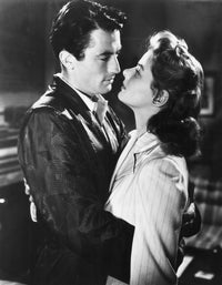 Spellbound movie poster print featuring Gregory Peck and Ingrid Bergman.