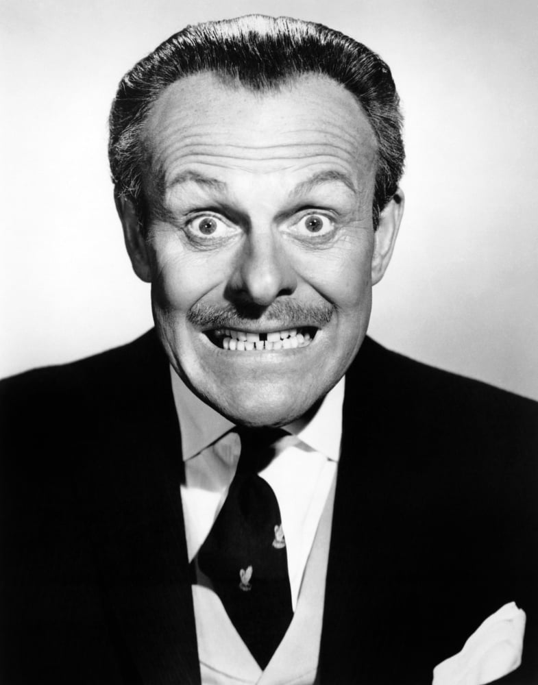 Terry-Thomas 1960s photo print, available in 8x10 and 24x30 sizes.