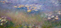 Claude Monet Water Lilies art print, showcasing serene water lilies on a pond.