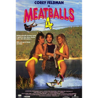 Meatballs movie poster print, classic comedy film art, 27x40 inches.