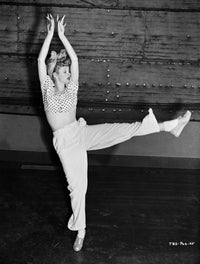 Lucille Ball dancing in ballet pose photo print