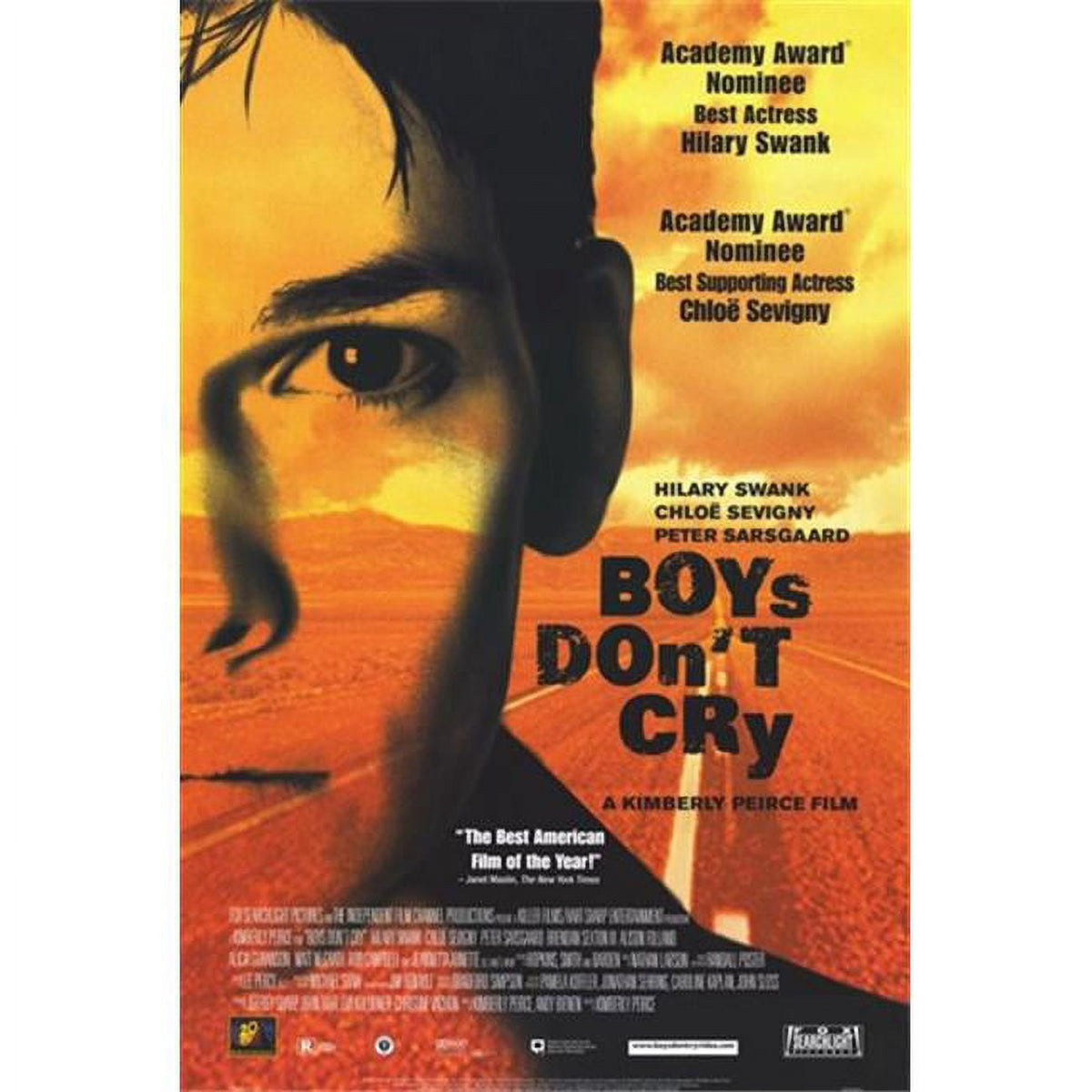Boys Don't Cry movie poster 11x17 print featuring iconic film art