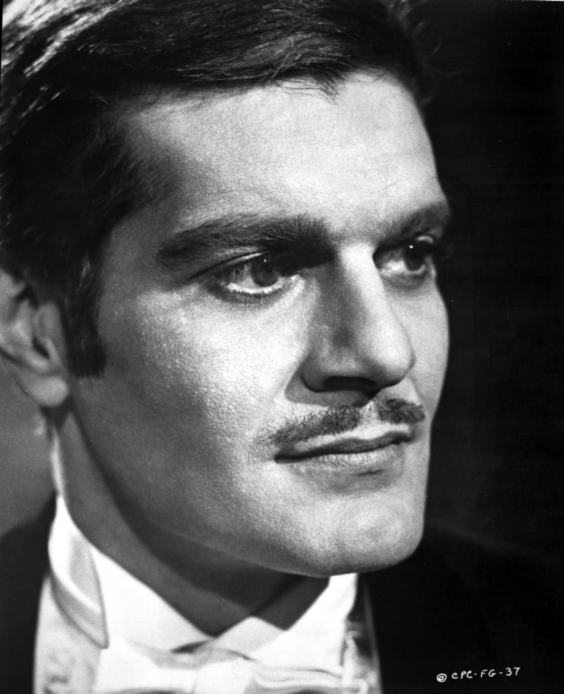 Omar Sharif classic photo print showcasing the iconic actor.