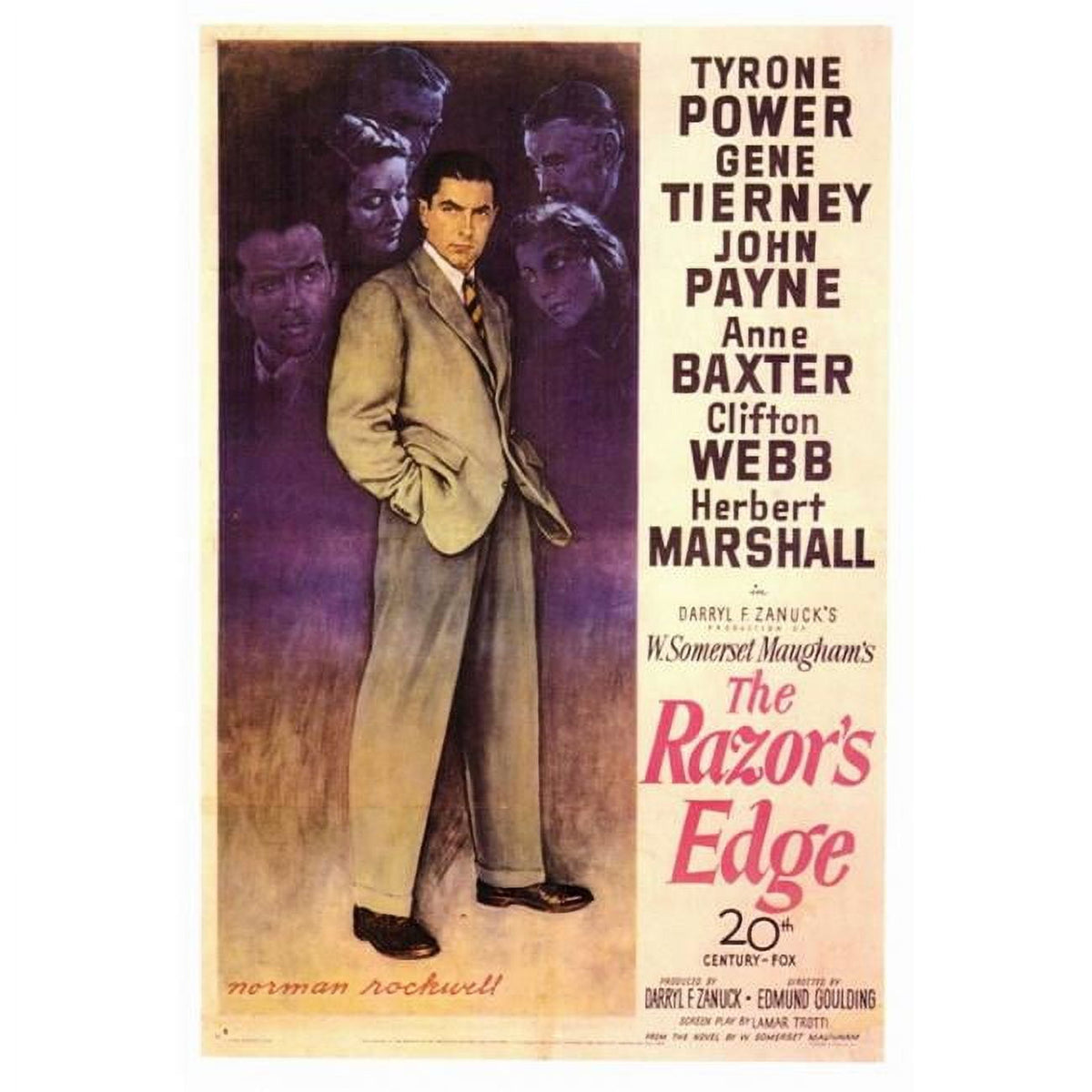 The Razor's Edge Movie Poster Print - 27 x 40 inches