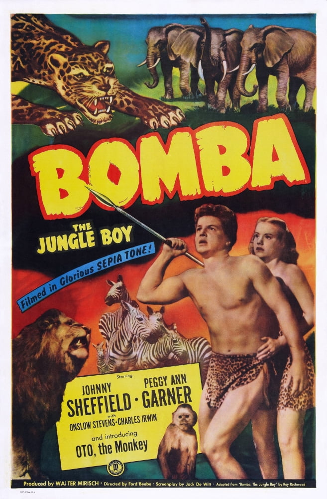 Bomba the Jungle Boy 1949 movie poster masterprint