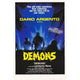 Demons movie poster print 27x40 for horror enthusiasts