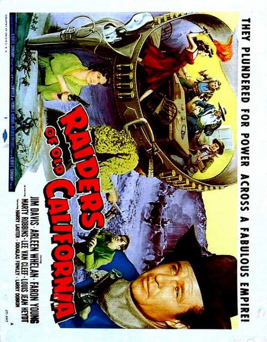 Raiders of Old California Movie Poster 11x17 print