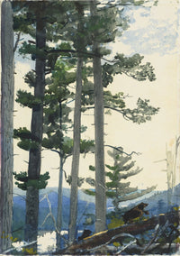 Old Settlers 1892 Poster Print by Winslow Homer, fine art print