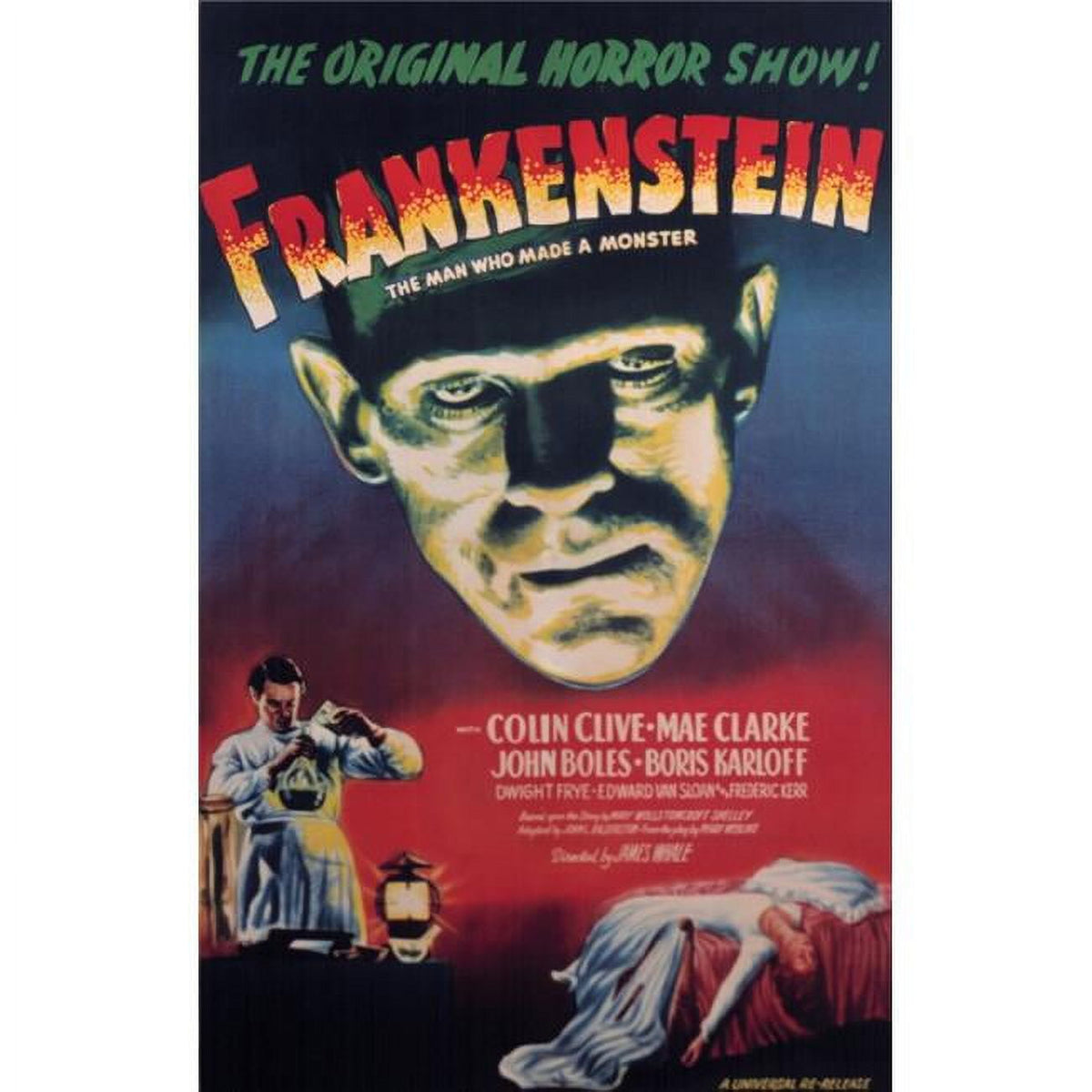 Frankenstein Movie Poster Masterprint 11x17 - Classic Horror Film Art