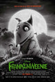 Frankenweenie Movie Poster 27 x 40 print featuring Tim Burton's animated film.