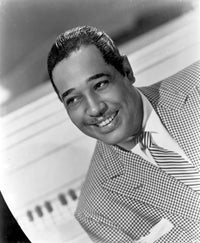 Duke Ellington posed in a classic suit photo print.