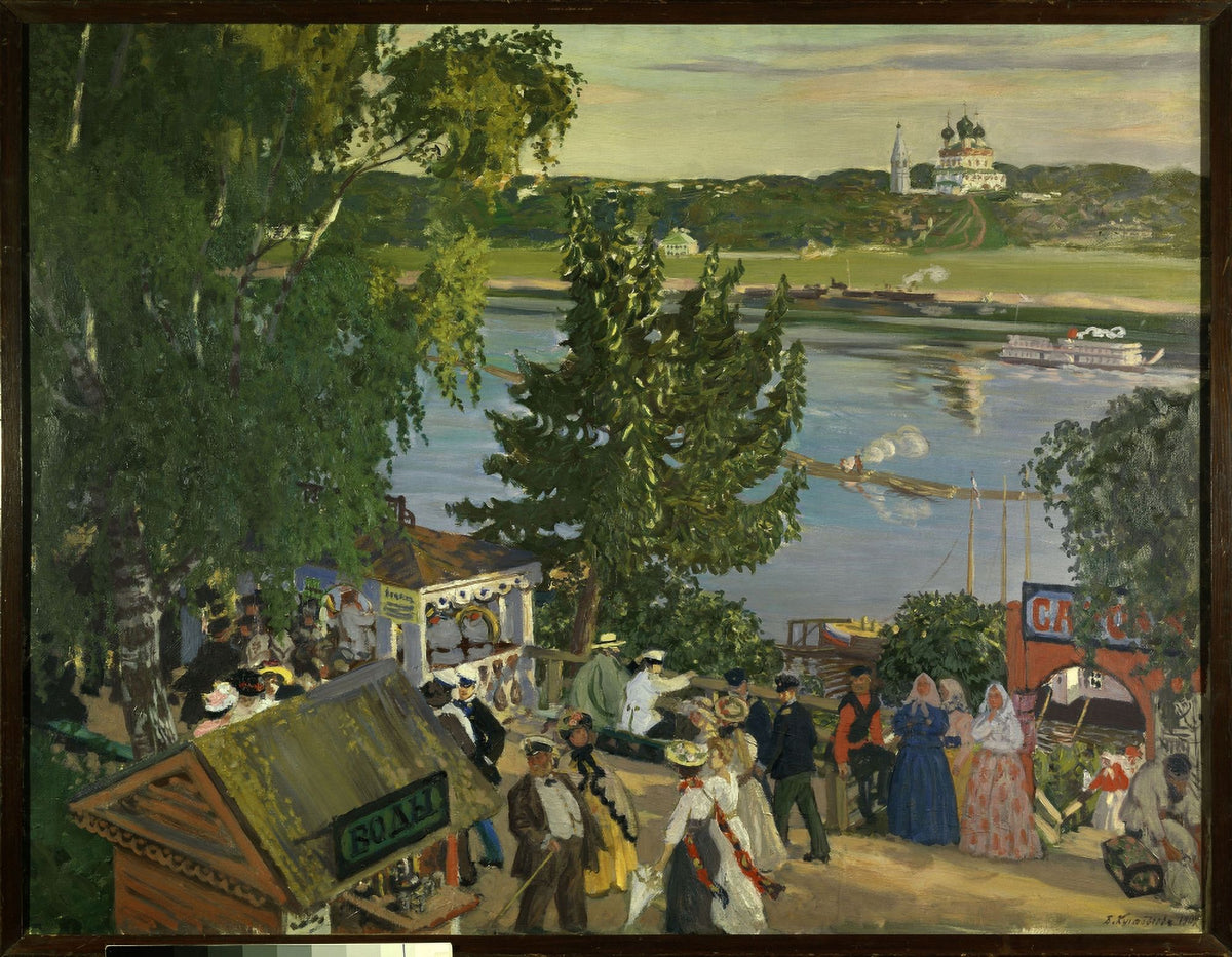 Boris Kustodiev Russian School Art Print - 24x18