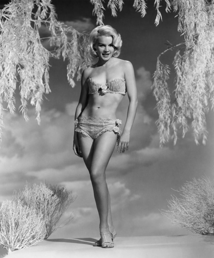Carroll Baker Bikini Photoshoot Photo Print showcasing vintage glamour.
