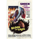 Blood and Lace Movie Poster Print showcasing the classic horror film in vibrant colors.