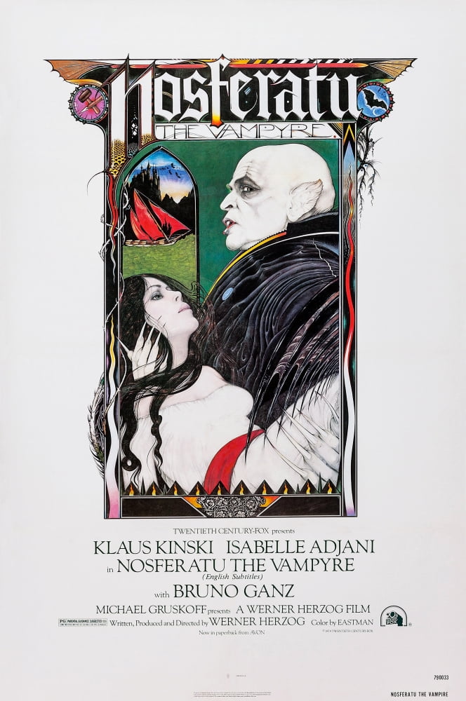 Nosferatu Movie Masterprint Poster showcasing classic horror art.