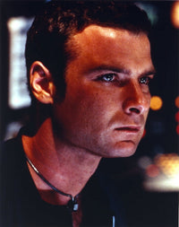 Close-up portrait photo print of Liev Schreiber in candid shot.