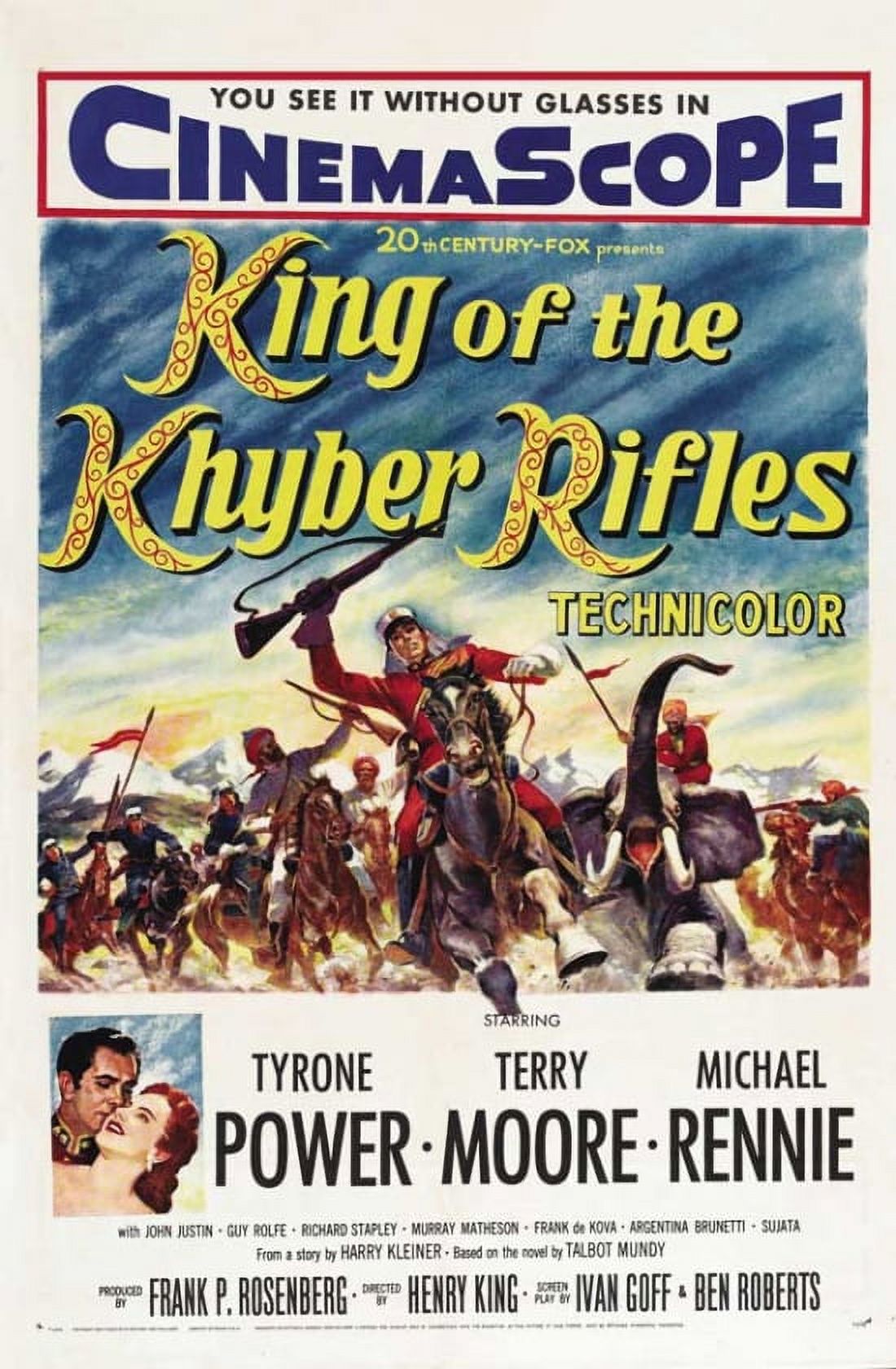 King of the Khyber Rifles movie poster 11x17 print