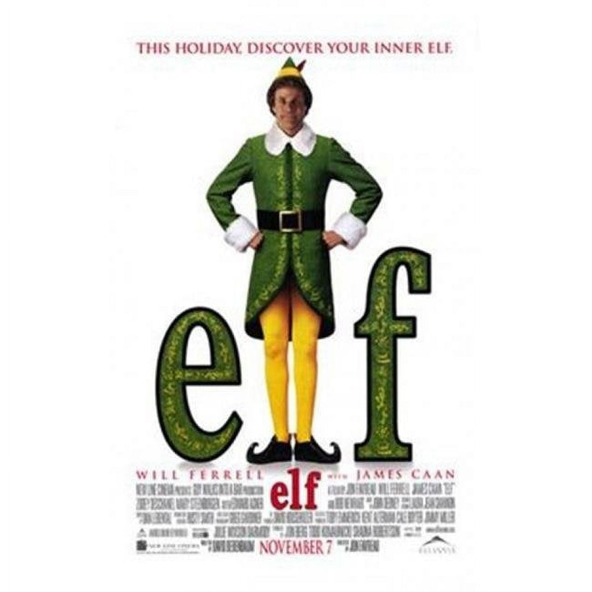 Elf Movie Poster 11x17 - Classic Holiday Film Art